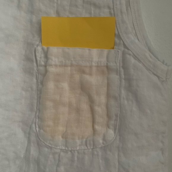 Terzo Millennio sleeveless white tank top - Picture 7 of 8